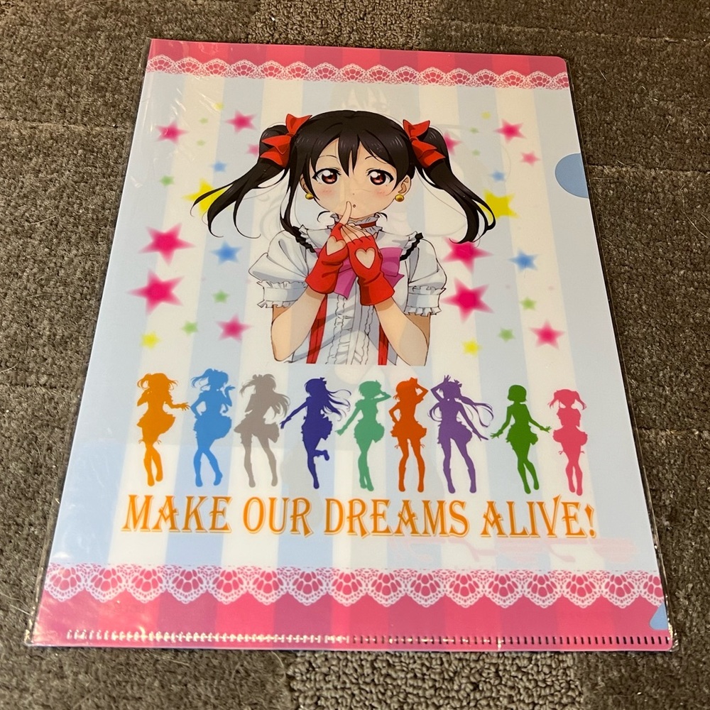 Love Live! School Idol Project / Festival Clear File Folder Anime Nico Yazawa